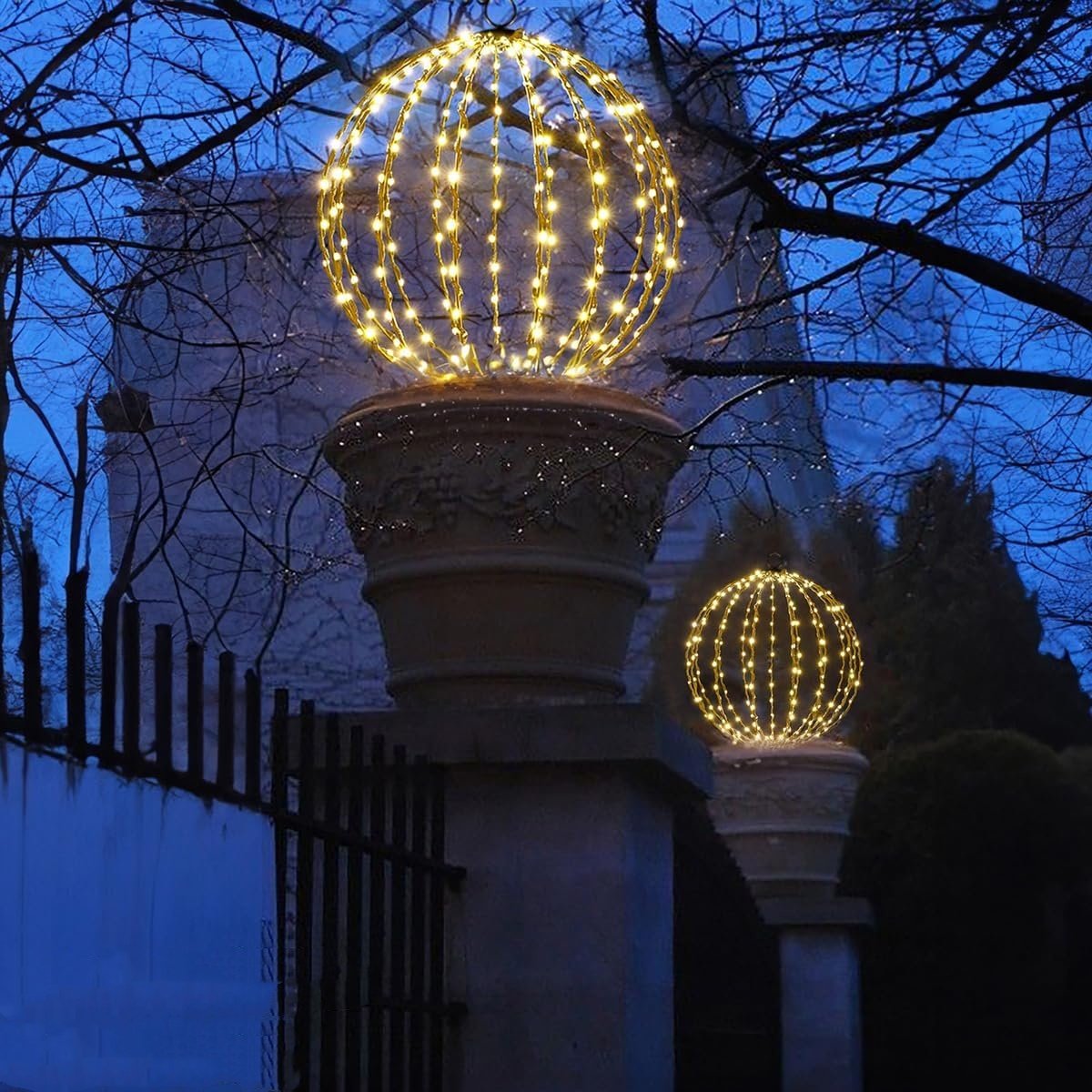 Éclairage sphérique léger et lumineux
